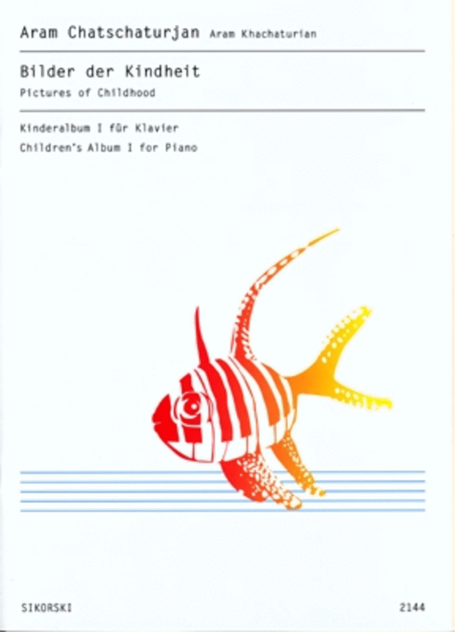 Pictures of Childhood – Children's Album, Book 1 Piano Solo scores gallery preview page 1