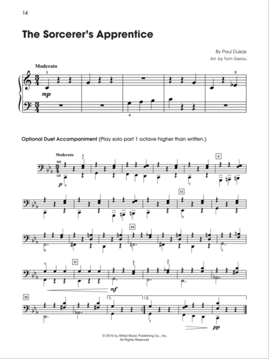 5 Finger Halloween Fun Easy Piano scores gallery preview page 6