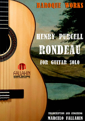 Book cover for RONDEAU - HENRY PURCELL - FOR GUITAR SOLO