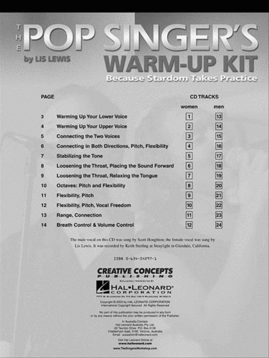 The Pop Singer's Warm-Up Kit Voice scores gallery preview page 3