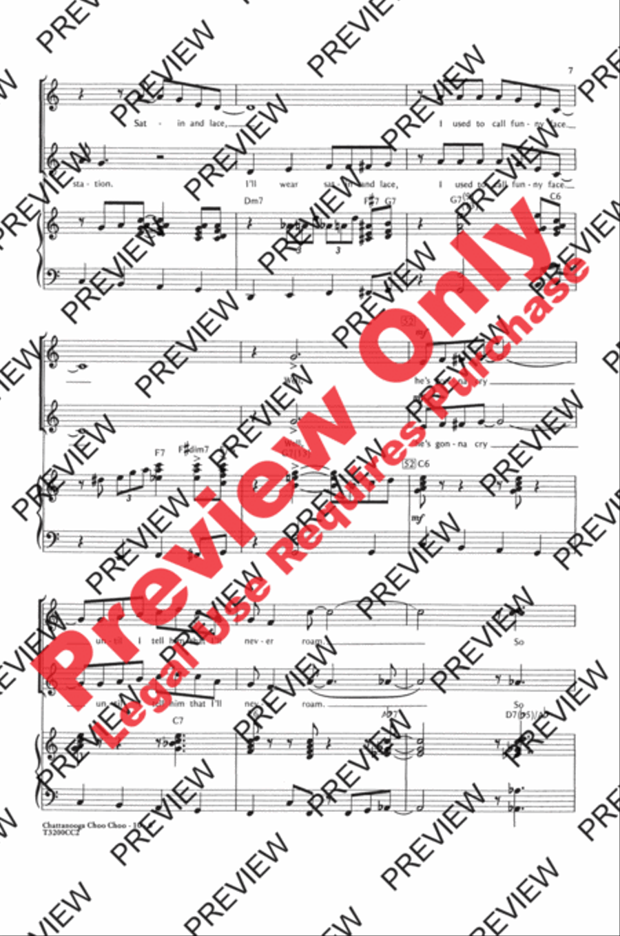 Chattanooga Choo Choo Chattanooga Choo Choo SSA scores gallery preview page 7