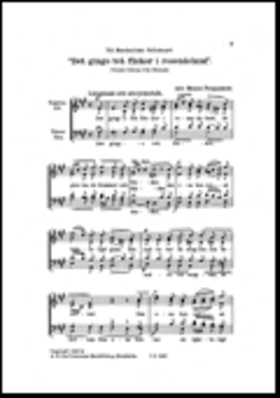 Det gingo tva flickor i rosendelund 4-Part scores gallery preview page 1