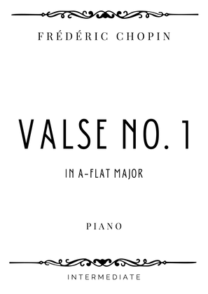 Book cover for Chopin - Valse No. 1 in A flat Major - Intermediate