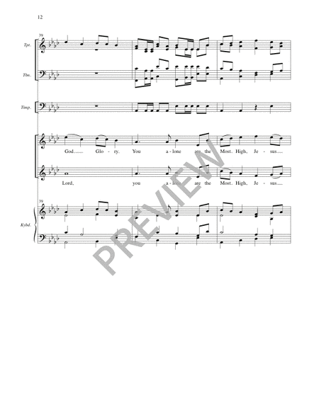 Holy Name of Jesus Mass - Choral / Accompaniment edition