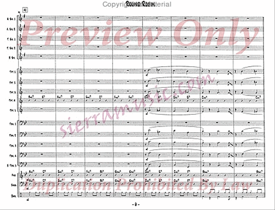 Round Robin Jazz Ensemble scores gallery preview page 7