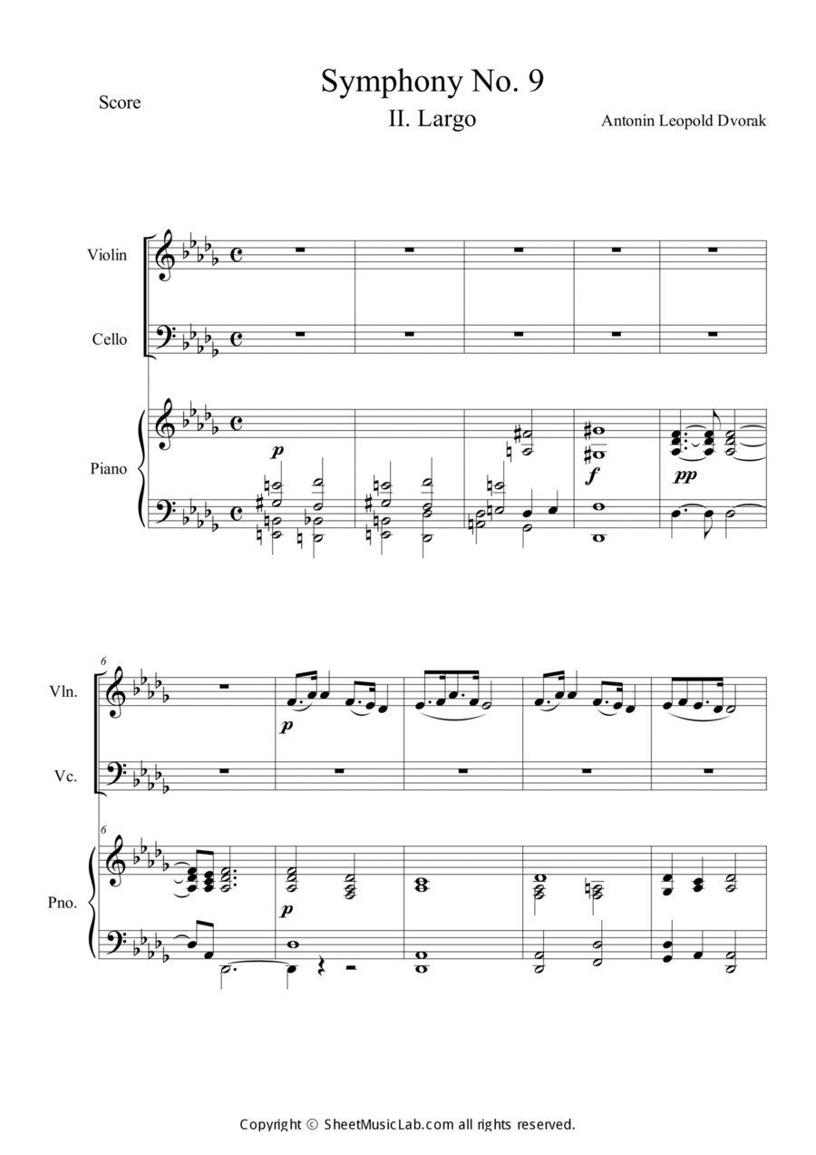 Symphony No.9 From the New world - II. Largo