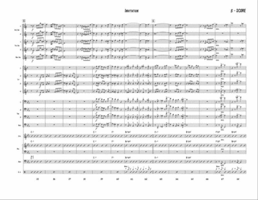Invitation Jazz Ensemble scores gallery preview page 5