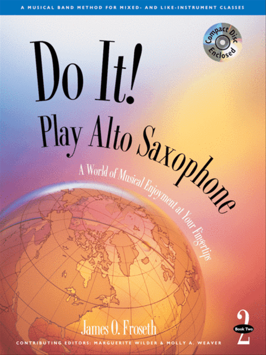 Do It! Play Alto (Baritone) Saxophone - Book 2 with MP3s Concert Band Methods scores gallery preview page 1