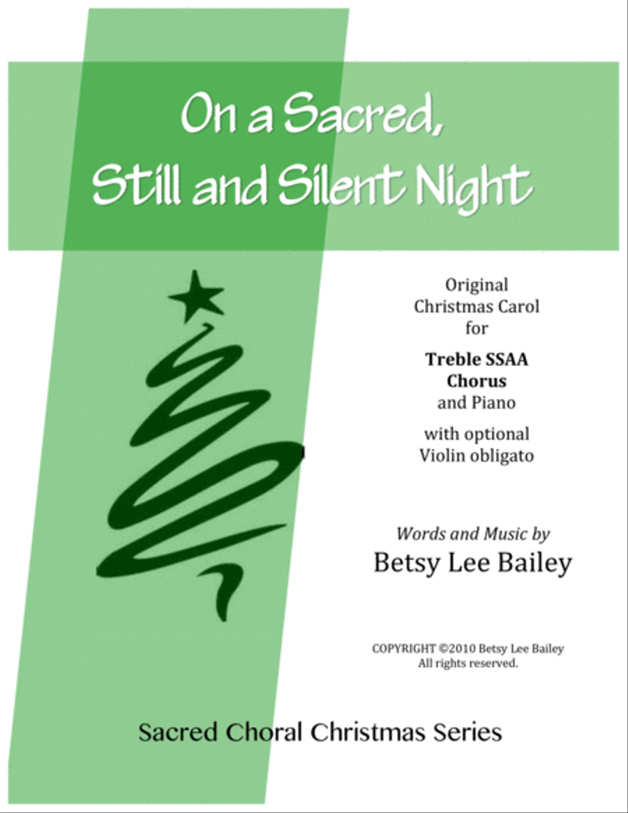 On a Sacred, Still and Silent Night SSAA scores gallery preview page 1