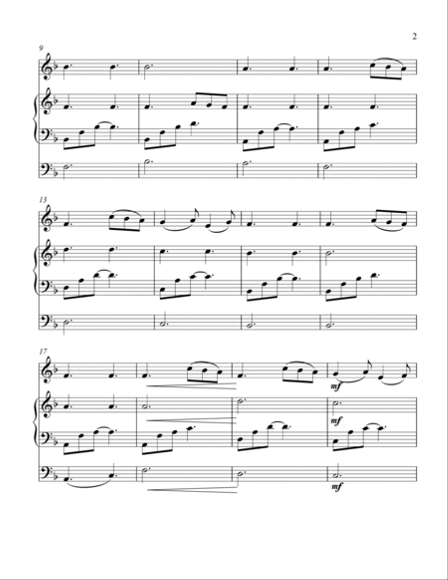 A Thousand Years Piano Trio scores gallery preview page 3