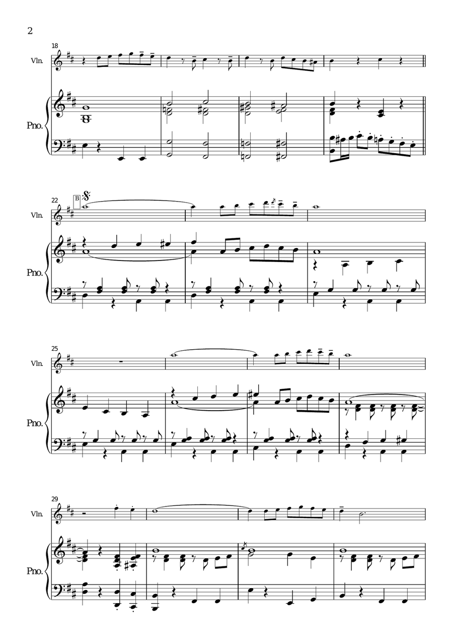 Life Is Beautiful (la Vita E Bella) Violin Solo scores gallery preview page 2