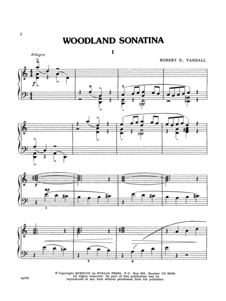 Woodland Sonatina
