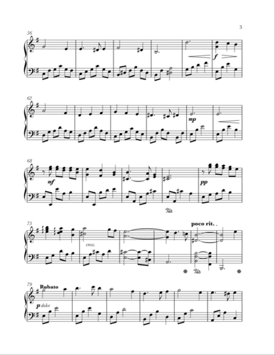 What Child is This Piano Solo scores gallery preview page 3