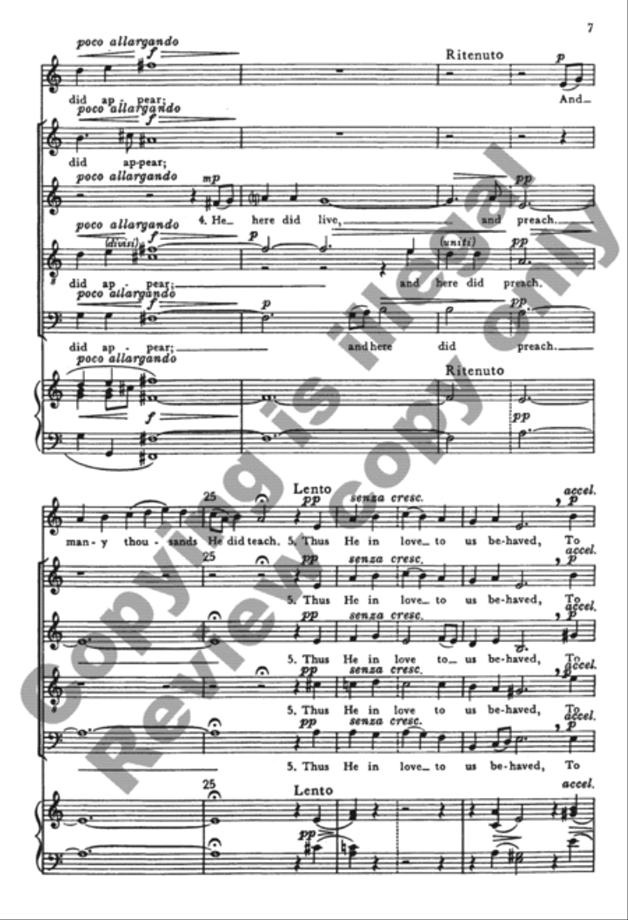 The Seven Joys of Christmas (Choral Score) 4-Part scores gallery preview page 27