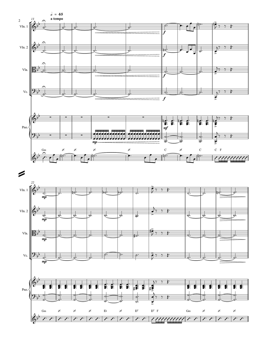 Shine On You Crazy Diamond (parts 1-5) Small Ensemble scores gallery preview page 2