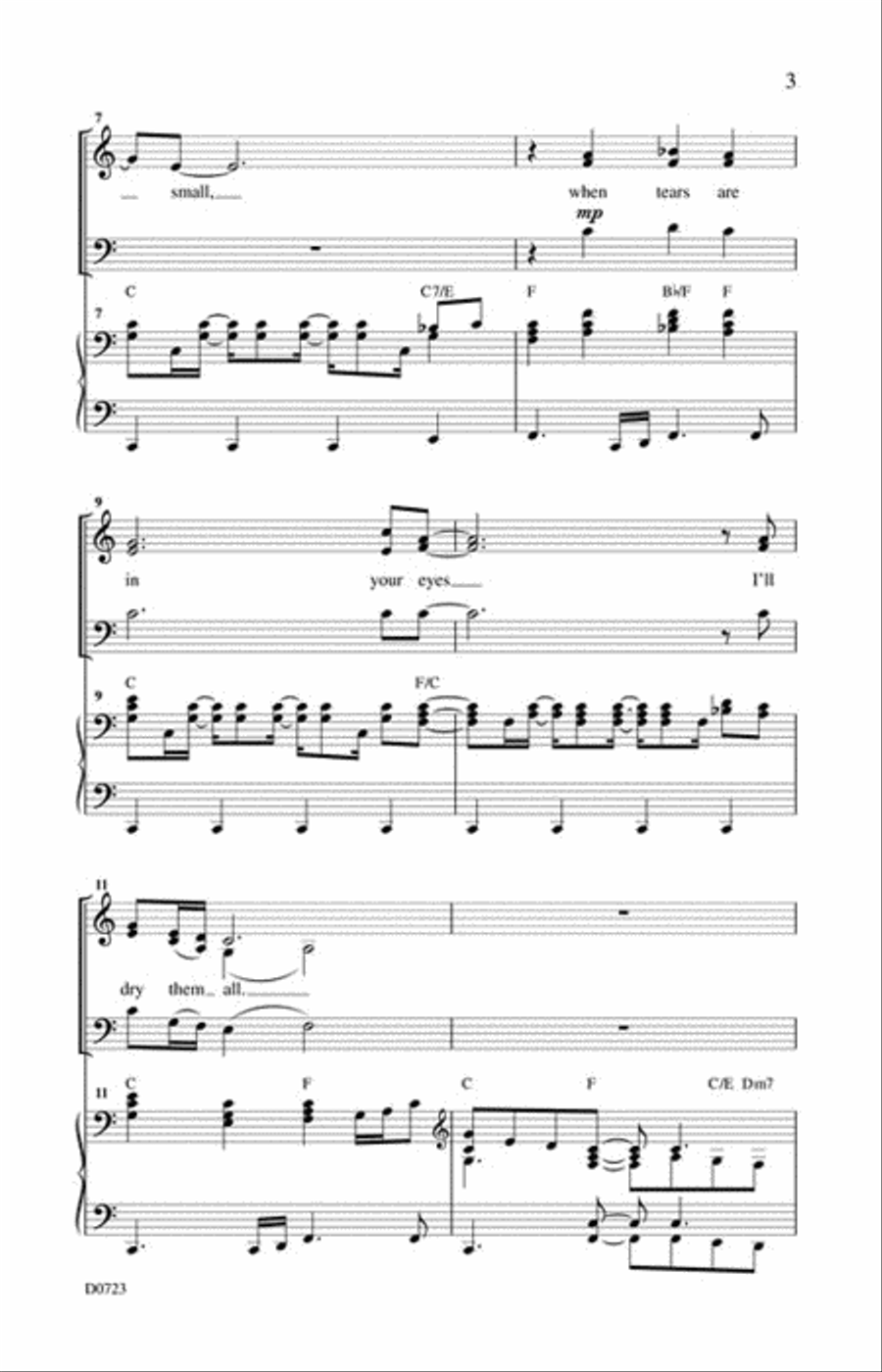 Bridge Over Troubled Water 3-Part scores gallery preview page 3