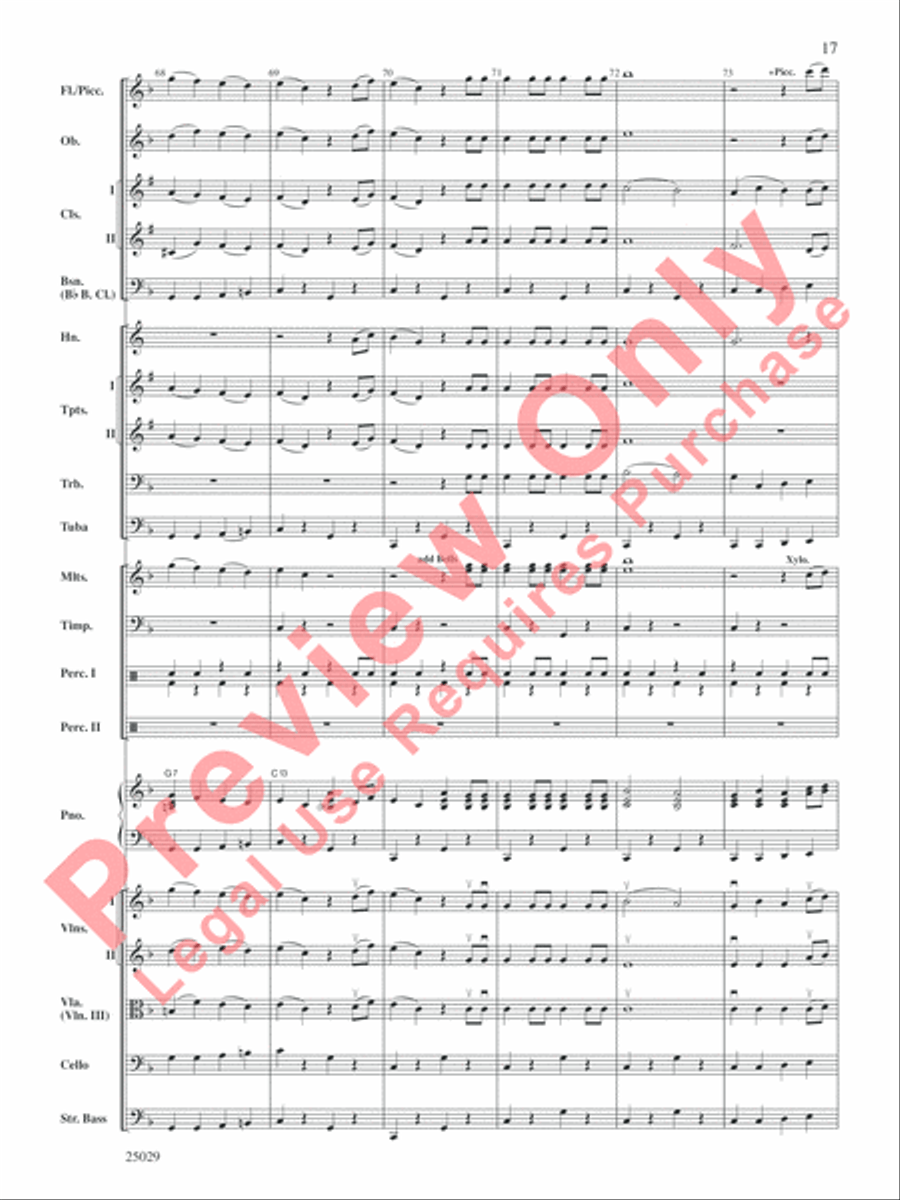 Charlie and the Chocolate Factory, Selections from the Original Movie Soundtrack Full Orchestra scores gallery preview page 18