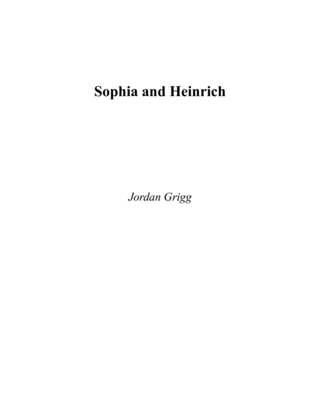 Sophia and Heinrich Score and parts