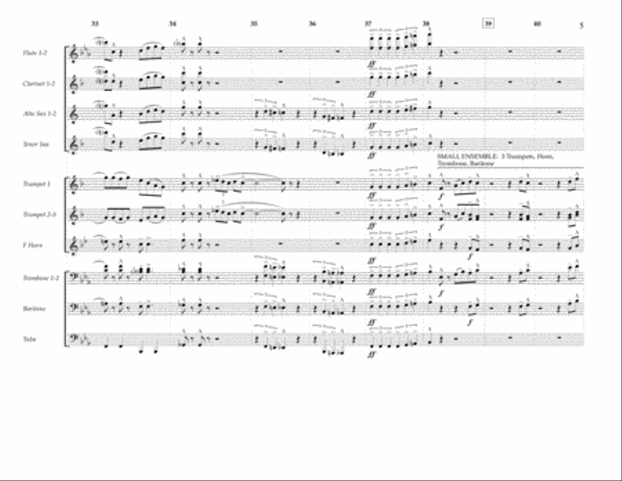Crazy Little Thing Called Love - Wind Score Marching Band scores gallery preview page 5