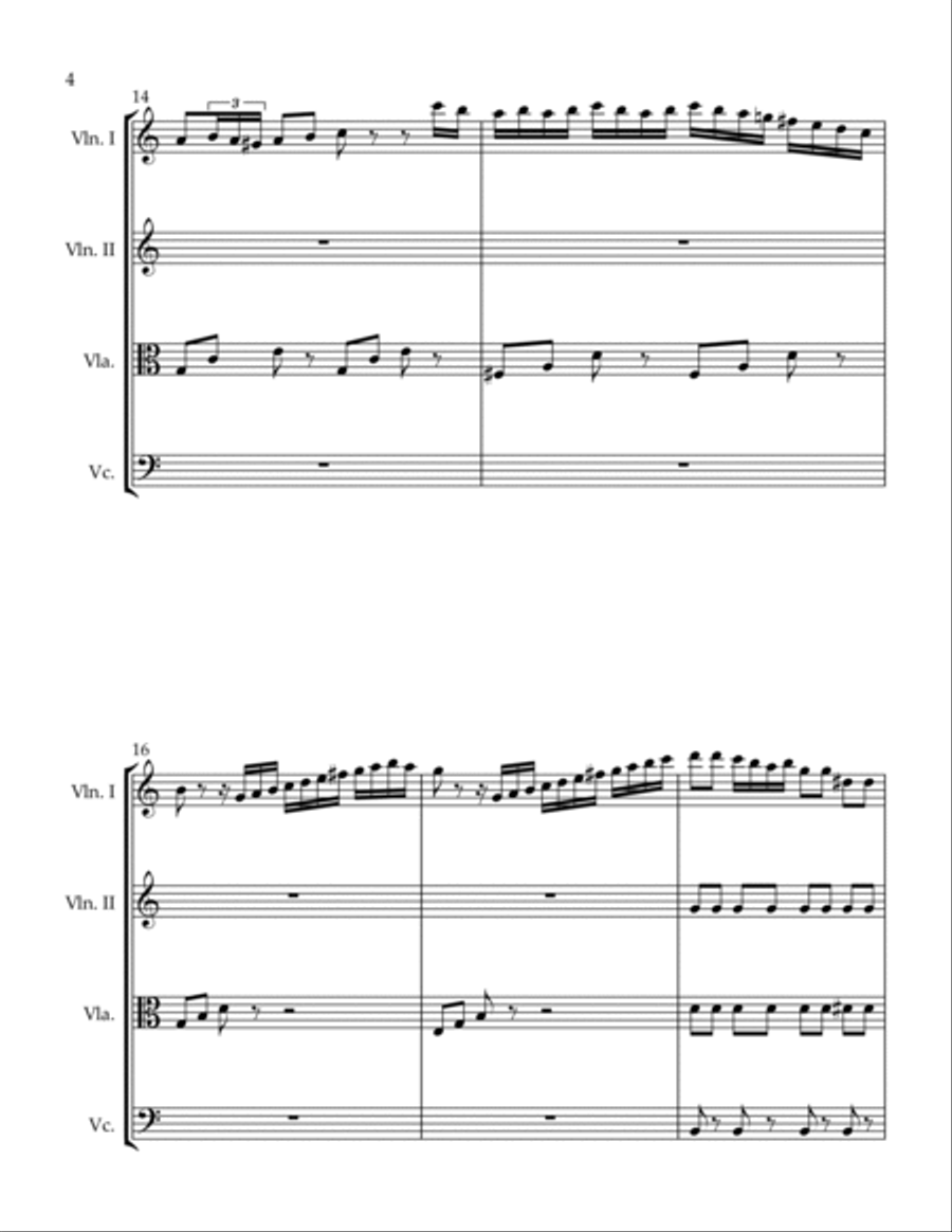 Spiritoso String Quartet scores gallery preview page 4