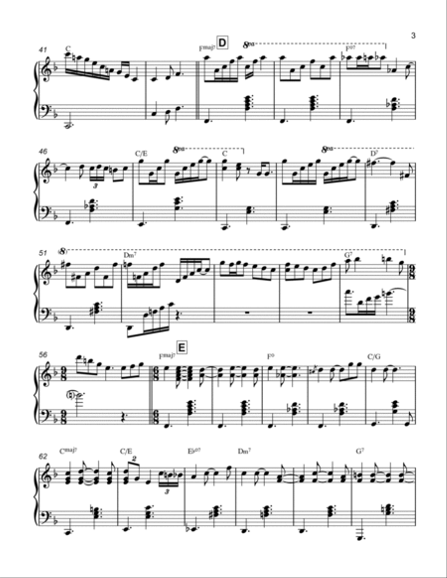 Que reste-t-il de nos amours Voice scores gallery preview page 3