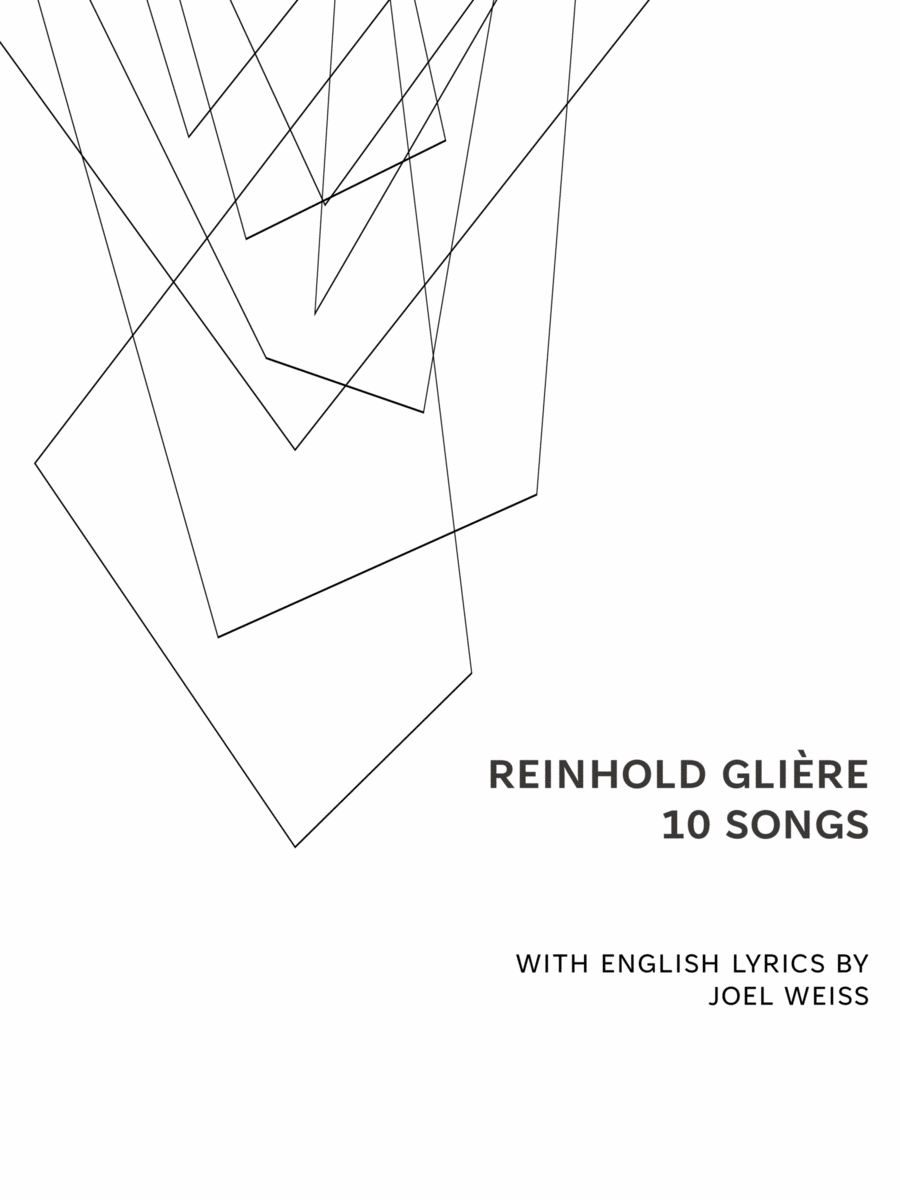 Reinhold Gliere - 10 Songs Voice scores gallery preview page 1