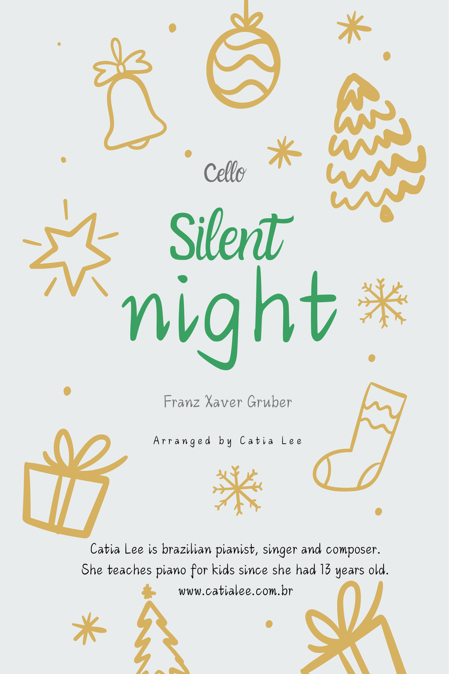 Silent night - Cello Cello Solo scores gallery preview page 1
