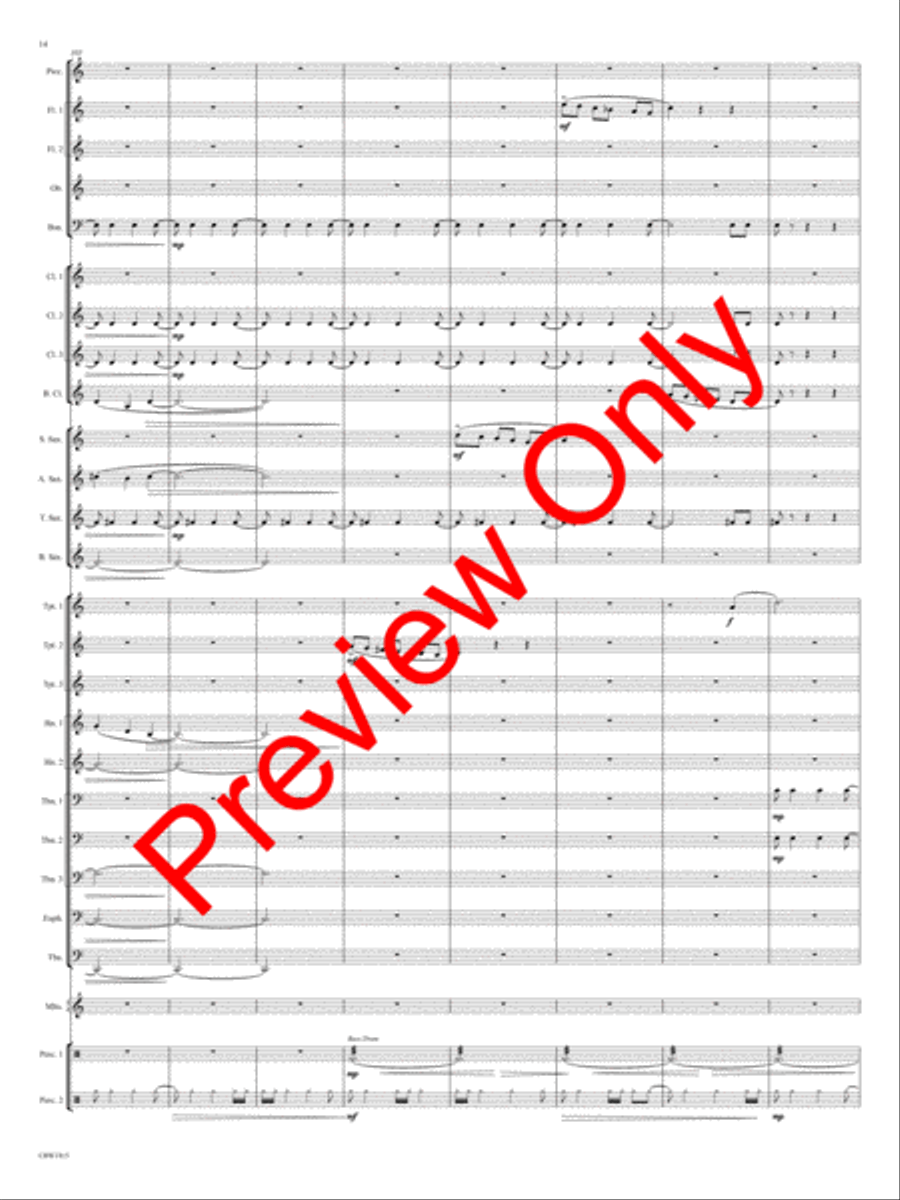 Flying Concert Band scores gallery preview page 17