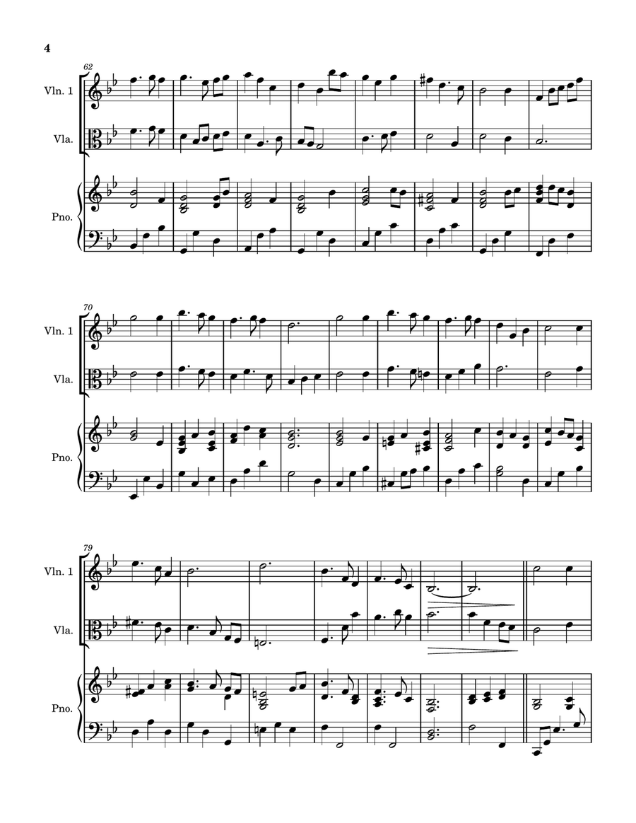 Silent Night Silent Night Viola scores gallery preview page 4