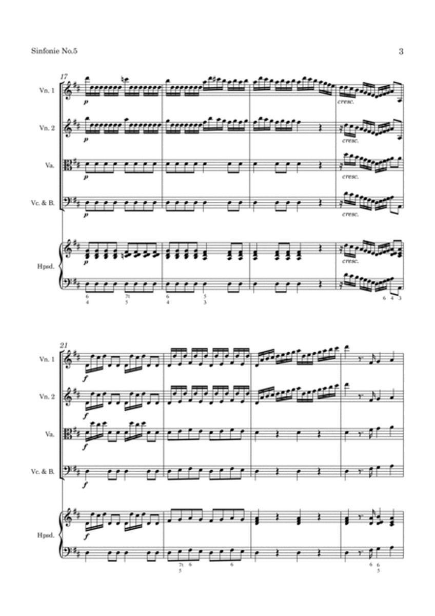 Alberti Sinfonie Op. 2 No. 5 for String Orchestra image number null