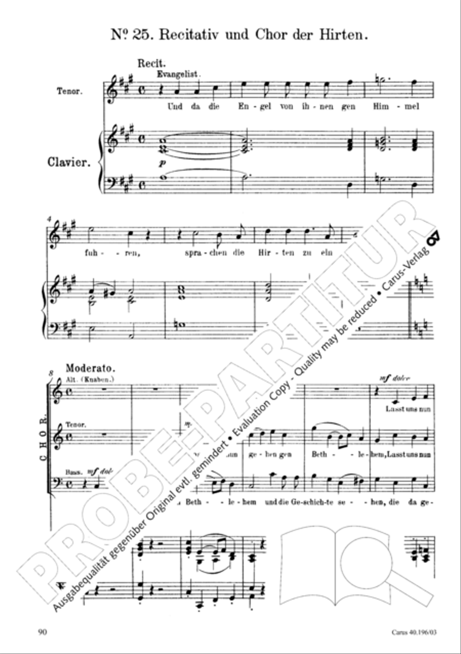 Die Geburt Christi SSA scores gallery preview page 91