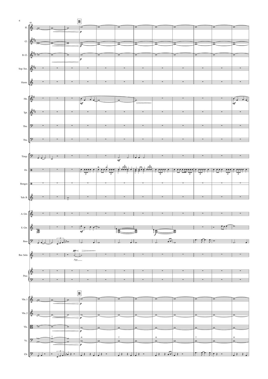 Theme From Red Dead Redemption Large Ensemble scores gallery preview page 6