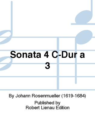 Sonata 4 C-Dur a 3