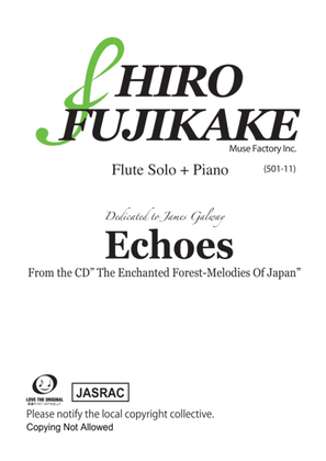 Book cover for Echoes (Flute + Piano)