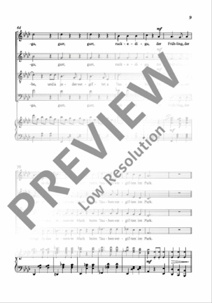 Georg Kreisler 4-Part scores gallery preview page 10