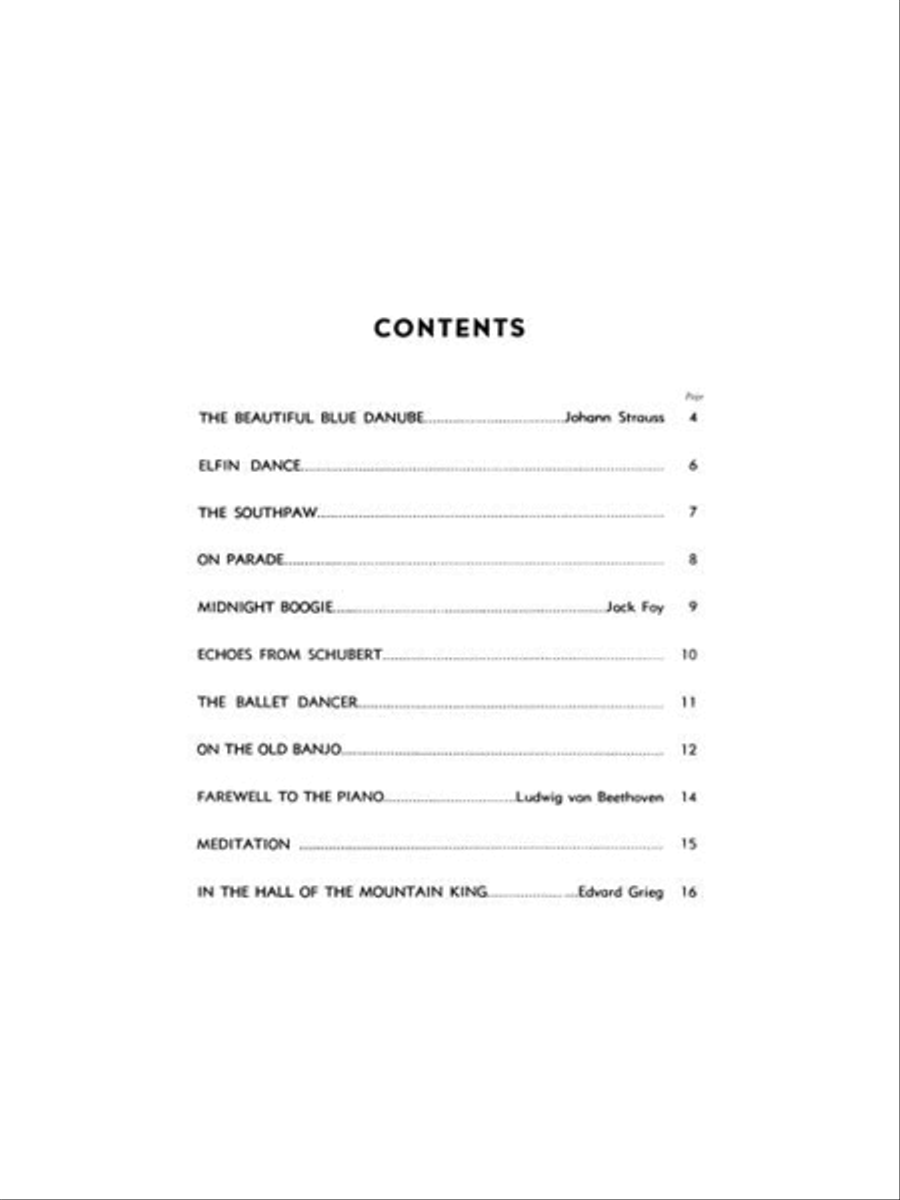 For Left Hand Alone – Book 1 Piano Method scores gallery preview page 4