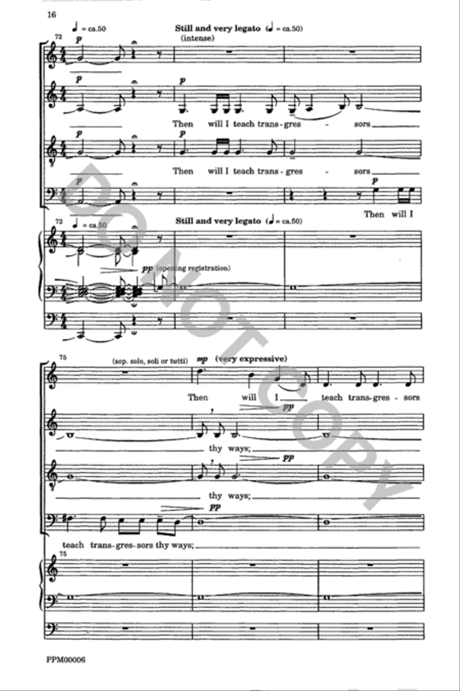 Create in Me a Clean Heart 4-Part scores gallery preview page 17