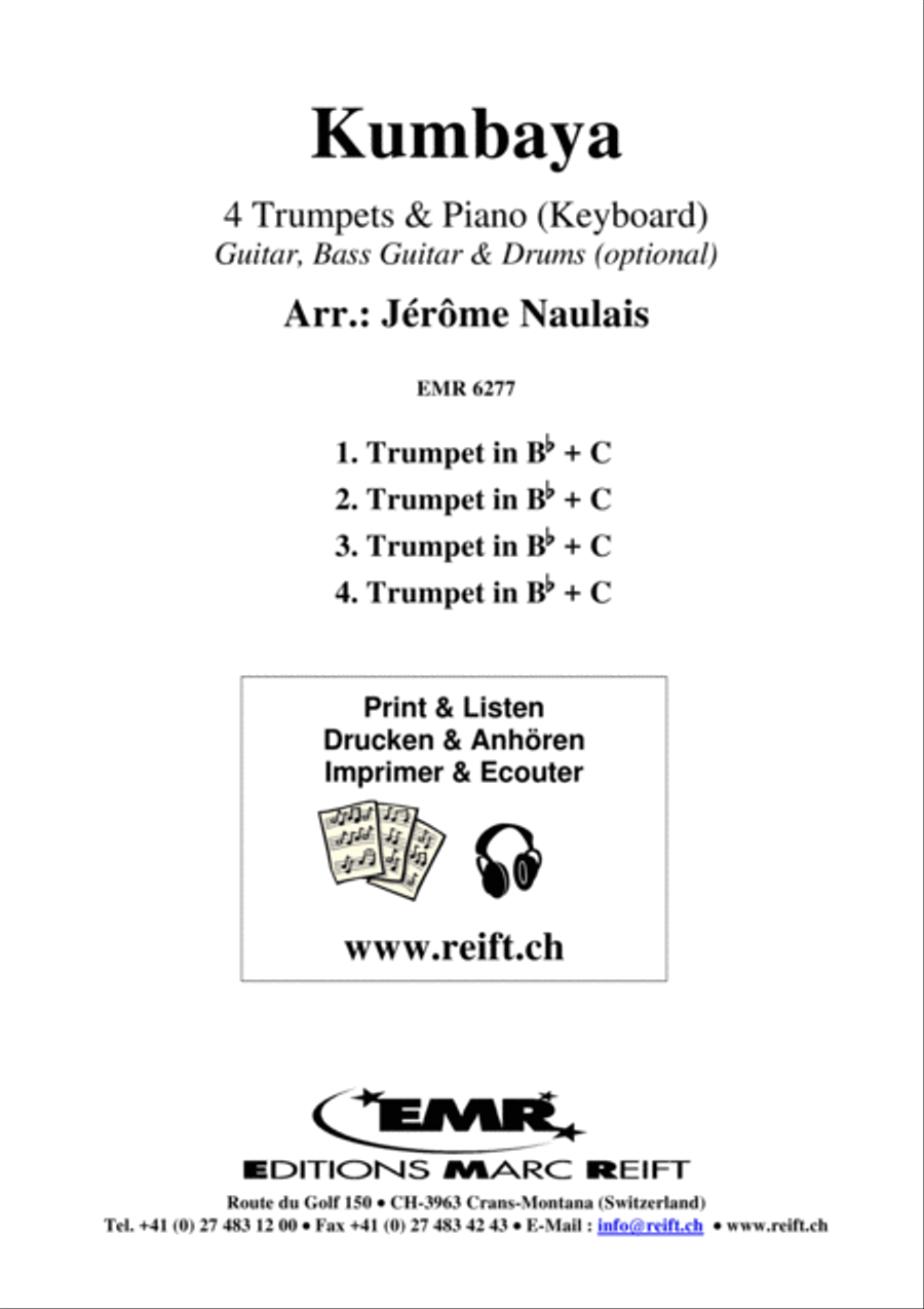 Kumbaya Trumpet scores gallery preview page 2