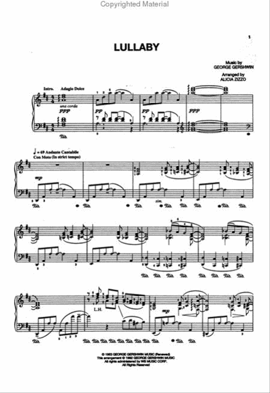 Lullaby - Piano Solo Small Ensemble scores gallery preview page 2