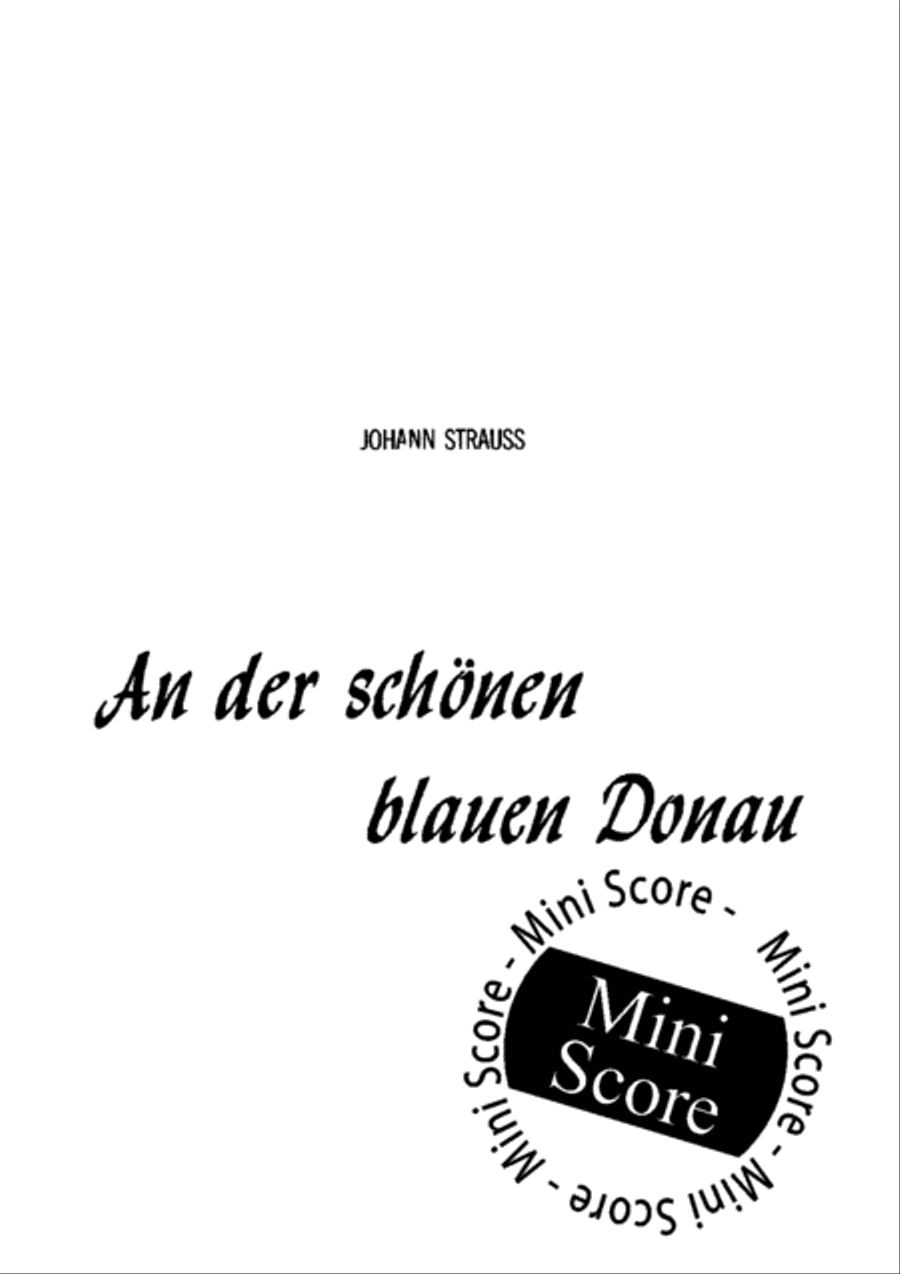 An Der Schonen Blauen Donau 4-Part scores gallery preview page 3