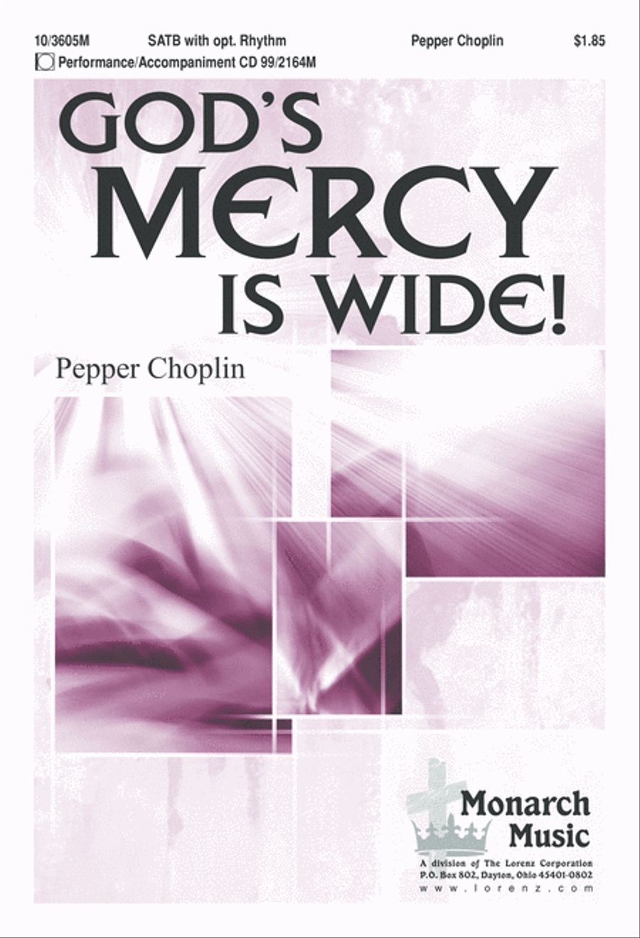 God's Mercy Is Wide! 4-Part scores gallery preview page 2