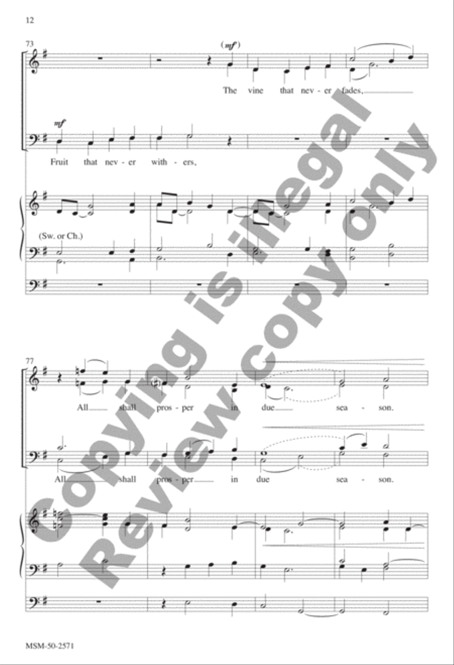 The House of David 4-Part scores gallery preview page 12