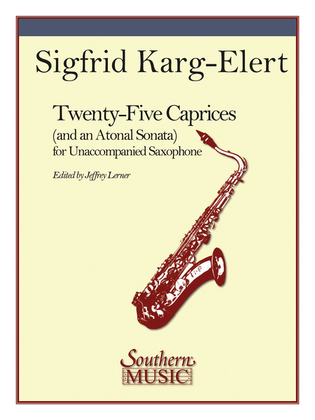 Book cover for 25 Caprices and an Atonal Sonata