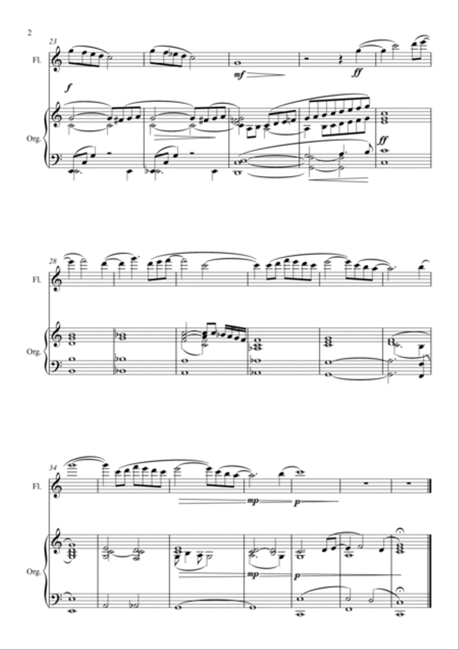 Oh My Love Flute Solo scores gallery preview page 2