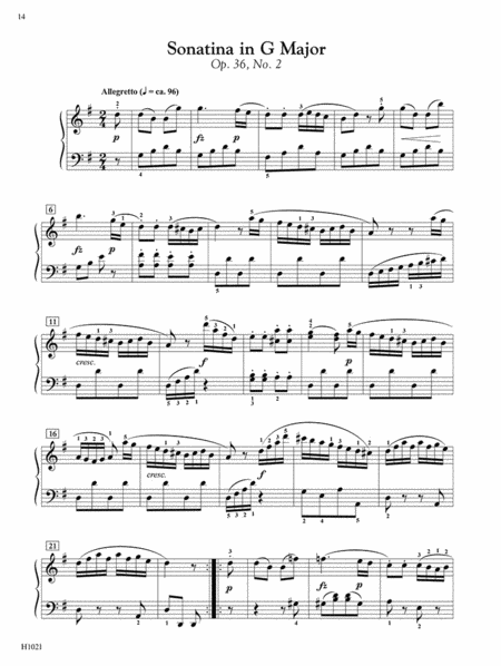 Muzio Clementi-Six Sonatinas Op. 36