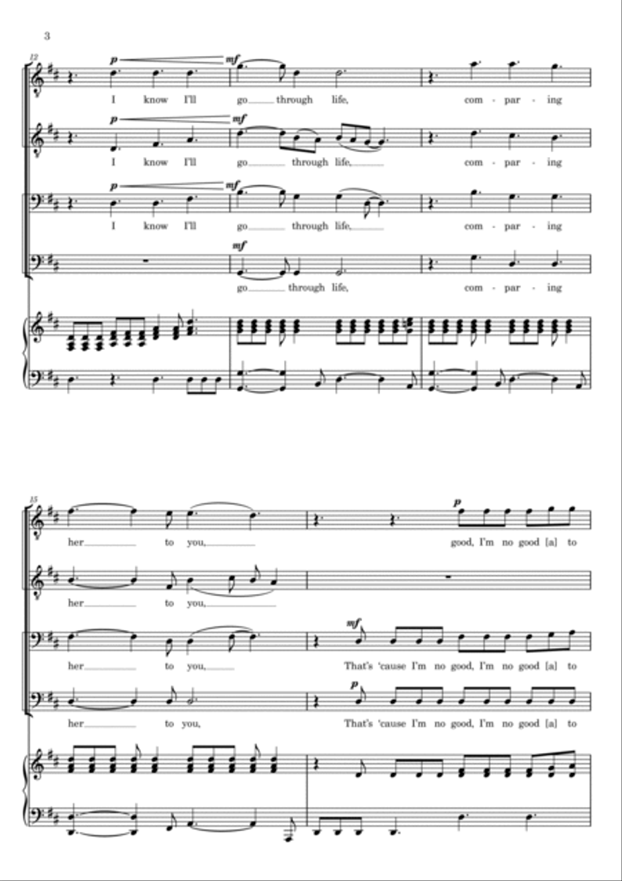 After Loving You After Loving You TTBB scores gallery preview page 3