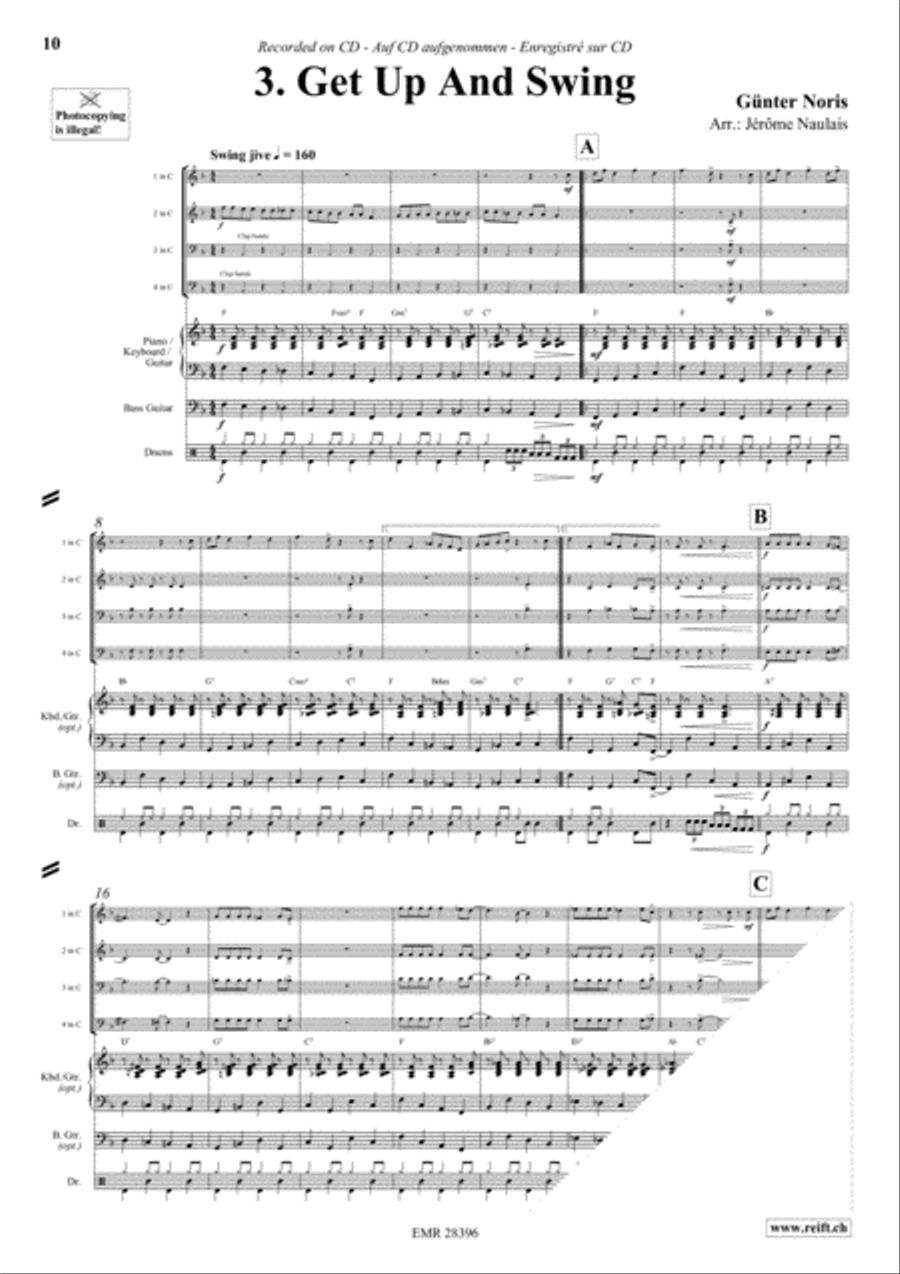 Let's Dance Volume 2 Let's Dance Volume 2 Brass Ensemble scores gallery preview page 5