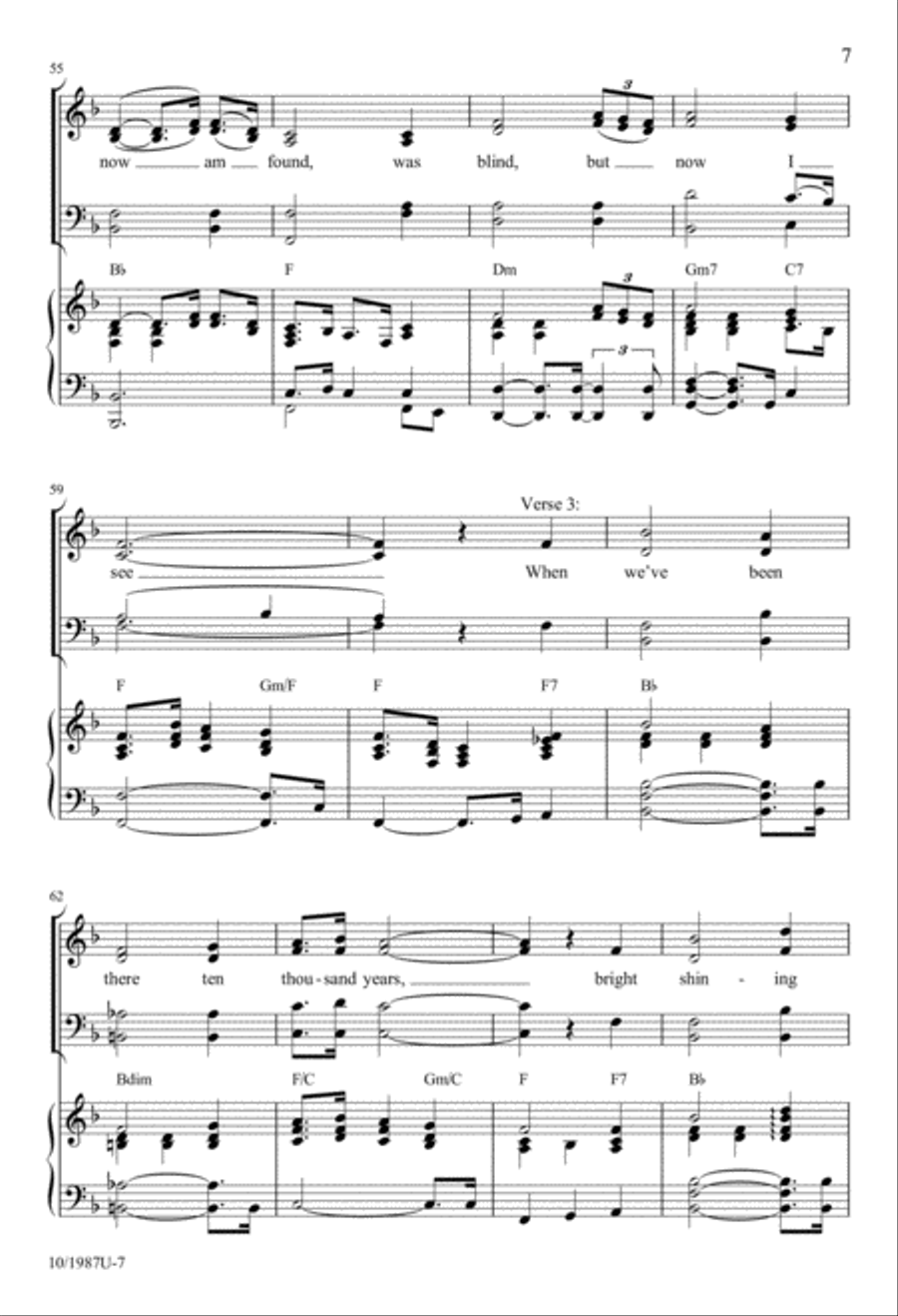 We Are One 4-Part scores gallery preview page 7