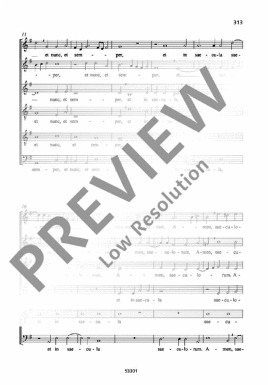 De profundis Mixed Choir scores gallery preview page 7