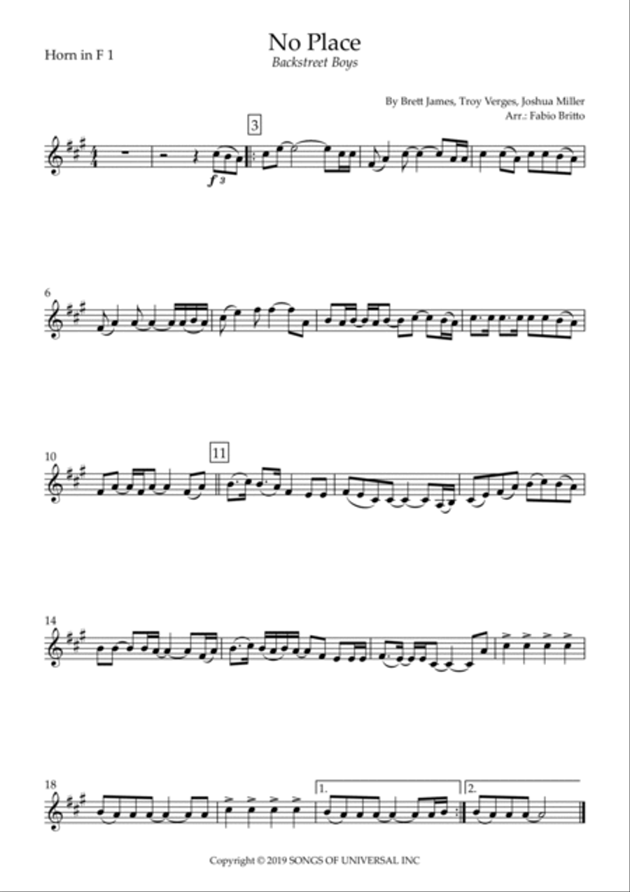 No Place No Place Brass Ensemble scores gallery preview page 3